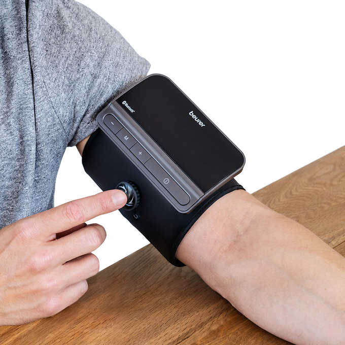 Beurer - Arm blood pressure monitoring with easylock and bluetooth cuff