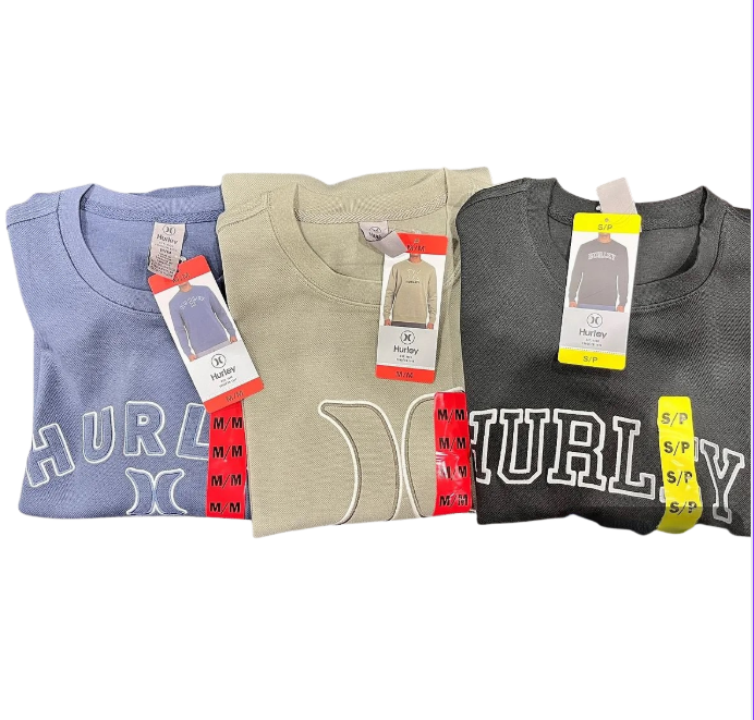 Hurley - Pull à col ras du cou en tissu piqué pour hommes
