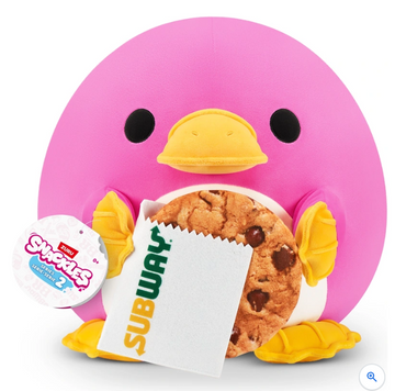 Snackles Series 2 Whitney the Platypus Plush with Subway Cookie 36 cm