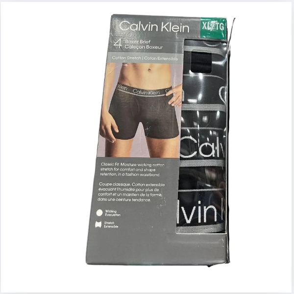 Calvin Klein - Lot de 4 boxers - Icon Cotton Stretch