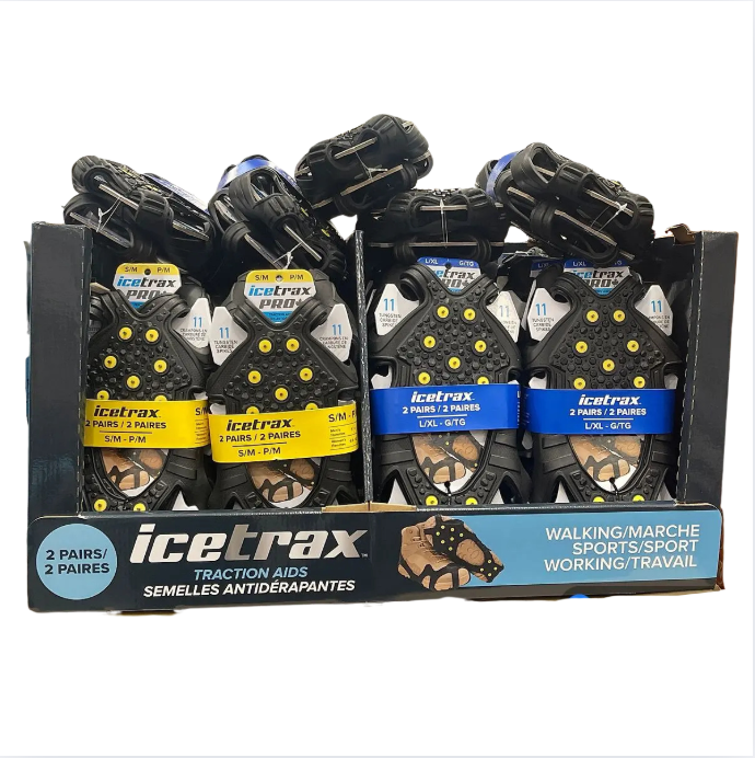 ICETRAX Pro - Lot de 2 Semelles Antidérapantes