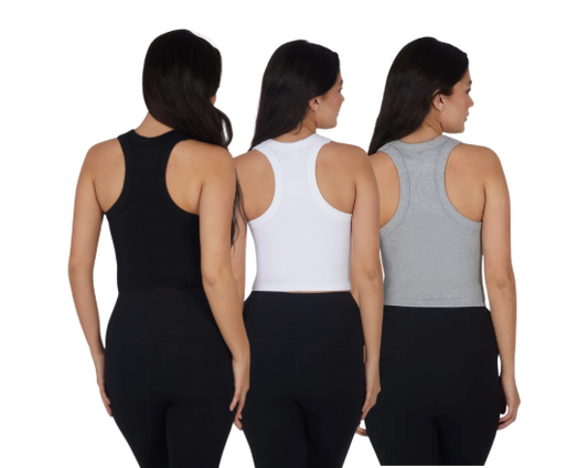 REFLEX - Pack of 3 ribbed tank tops