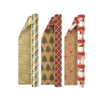 Kirkland Signature Double-Sided Countertop Wrapping Paper Roll, 540 sq ft Total