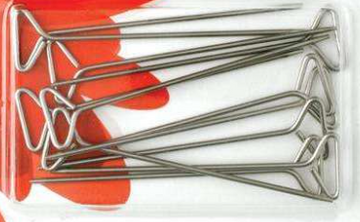 Annie - Épingles à cheveux en T, 50 pièces, en acier inoxydable, argentées
