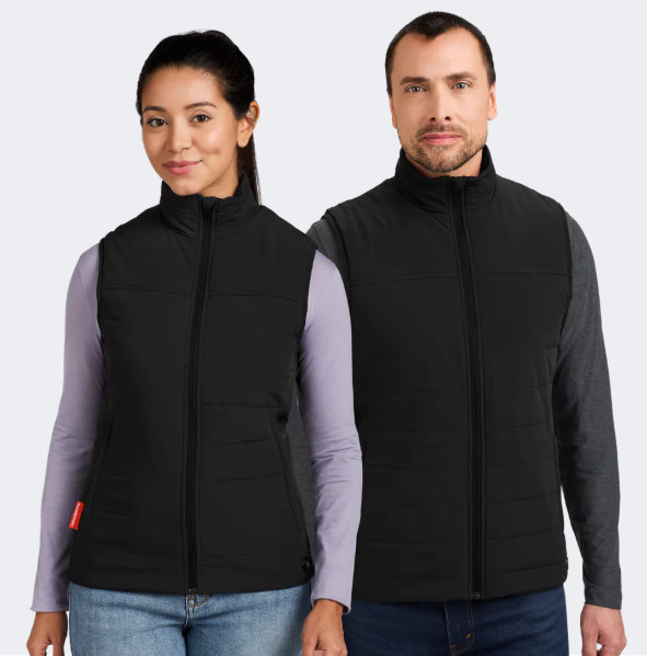 heatlover - Veste chauffante matelassée unisexe avec Bluetooth