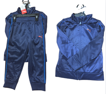 Survêtement Puma Poly Suit Enfant Bleu Marine