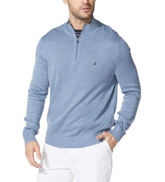 Nautica pour hommes - Chandail à quart de zip