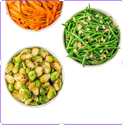 Trudeau Lila - Ensemble de bols de service en porcelaine, 3 pièces