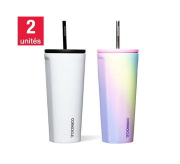 Corkcicle - Cold Cup de 710 ml (24 oz), paquet de 2