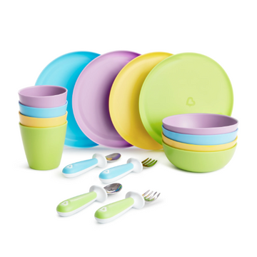 Ensemble à manger Munchkin® pour bébé et tout-petit, 16 pièces, multicolores, unisexe