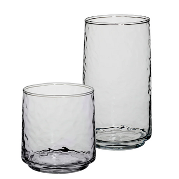 Ensemble de verres martelés Anchor Hocking, 16 pièces