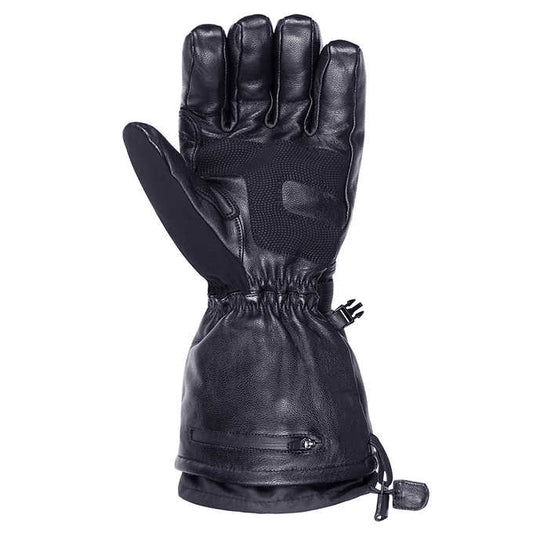 Karbon heated ski gloves in goat leather with 2 lithium-polymer batteries