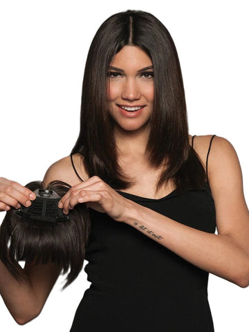 Hairdo - Frange à clipser cheveux synthétique