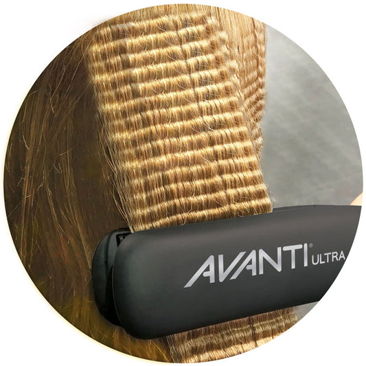 Avanti Ultra - Ceramic flat iron, wider plates