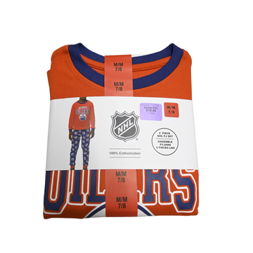 Edmonton Oilers - Ensemble de pyjama, 2 pièces