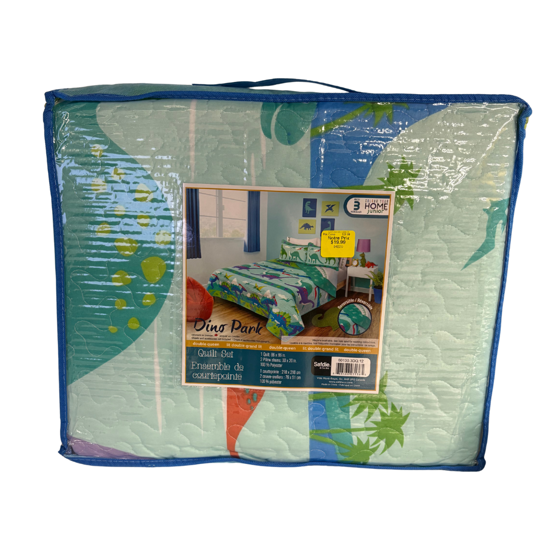 Color Your Home Junior - Quilt Set - 3 pieces - Dino Park