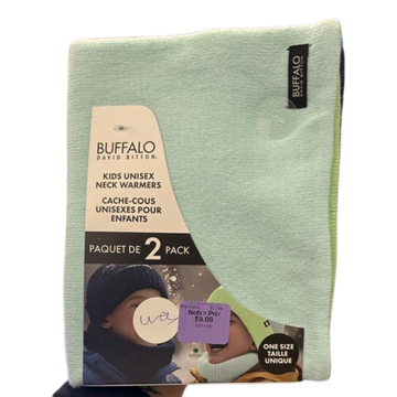 Buffalo David Button - Cache-cous unisexes pour enfants (paquet de 2)