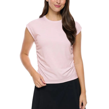 Lolë – Shirred-side active t-shirt