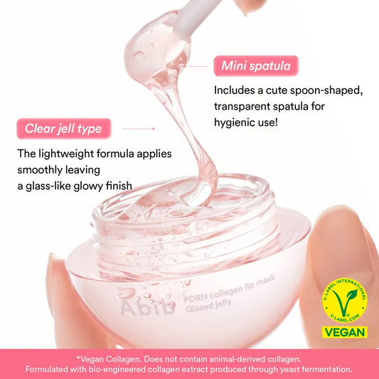 Abib - PDRN Collagen Lip Mask Glazed Jelly - Masque lèvres paquet de 2
