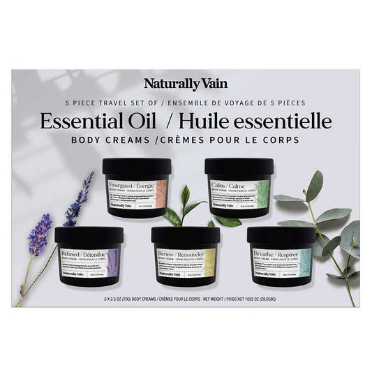 Naturally Vain Essential Oil Body Cream Set