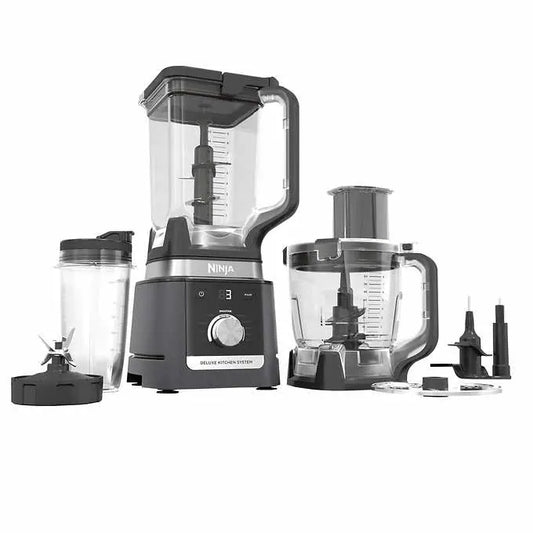 Ninja Deluxe - Kitchen system with 2.6 L pitcher (88 oz.), 9 cups and auto -IQ processor