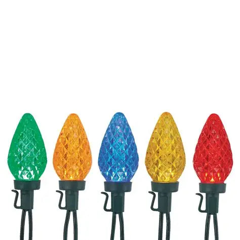 Sylvania - Set of 2 garlands of 100 multi-colored C6 LED Christmas lights