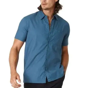Verzus - Weekender chemise boutonnée à manches courtes pour hommes