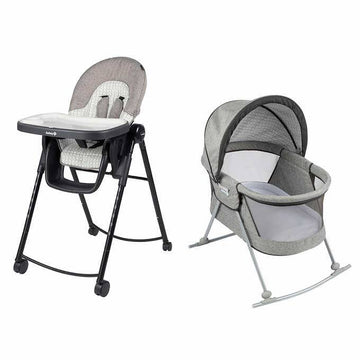 SAFETY 1st pathways - Set of 2, high chair and cradle