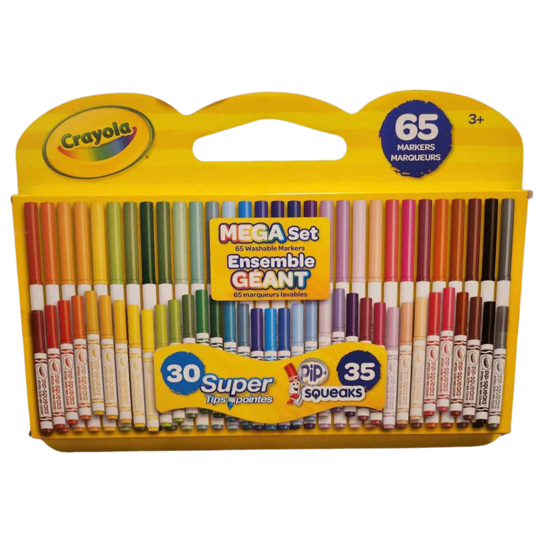 Crayola - Ensemble Géant de 26 marqueurs lavables