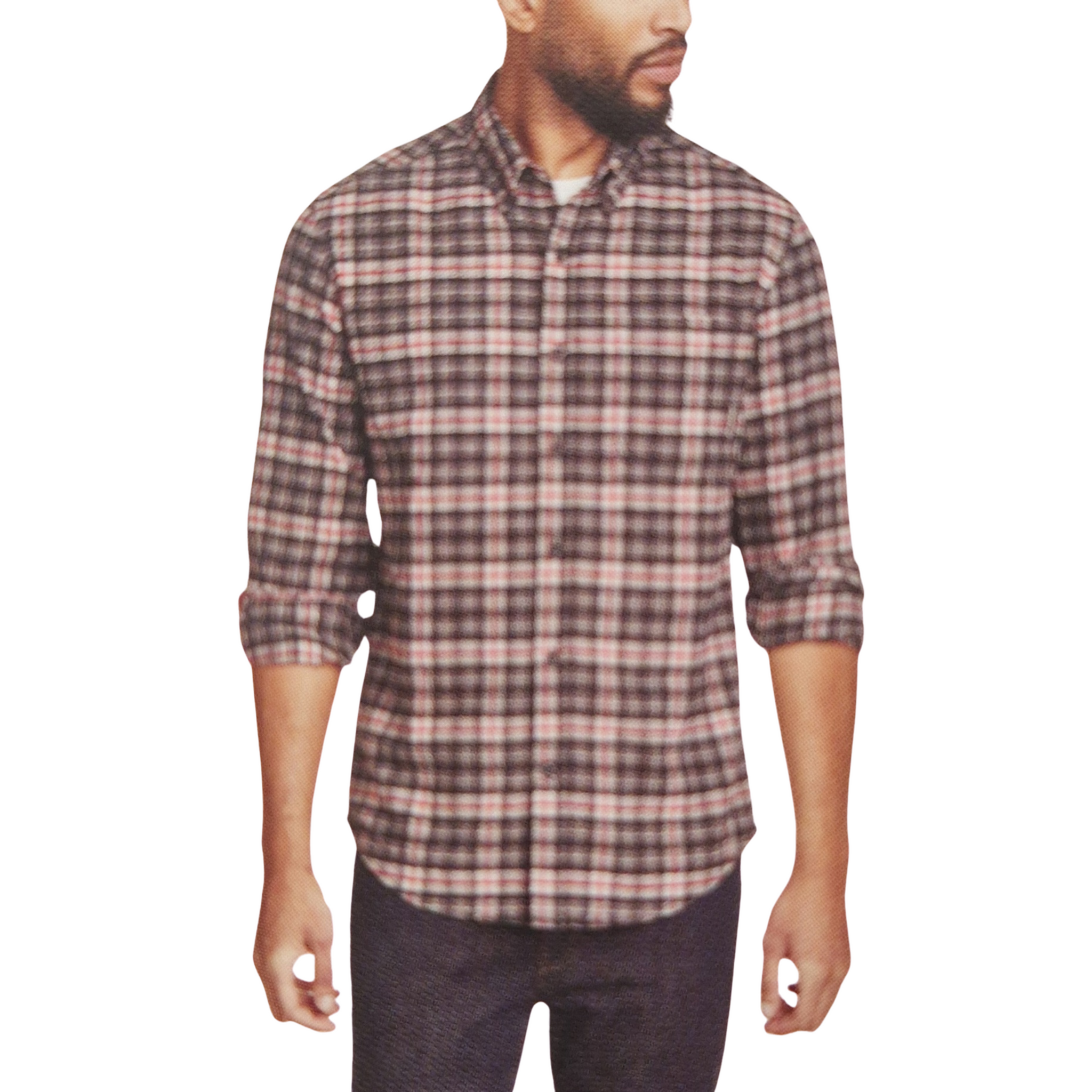 Shirt for Men in checkered flannel