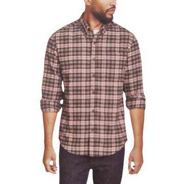 Chemise pour homme en Flanelle à carreaux