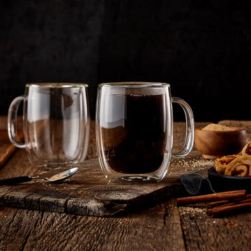Barista Collection - Double-Walled Glass Americano Cup - 350 ML - 4 Pieces