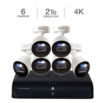 Lorex Système de sécurité filaire DVR fusion 4K avec double témoin d'alerte