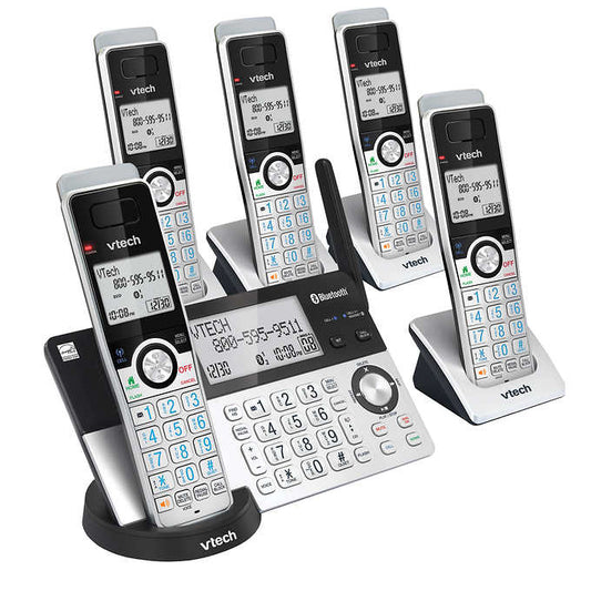 V-Tech - Système téléphonique à 5 combinés avec connexion au cellulaire