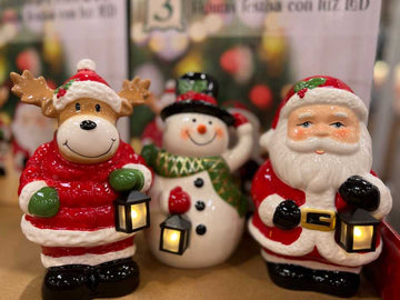 Set of 3 LED holiday figures