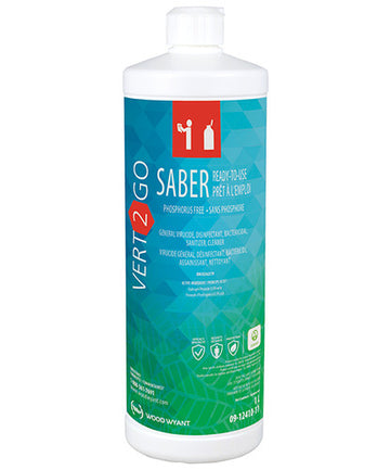 VERT-2-GO SABER- READY TO USE DISINFECTANT 1 L