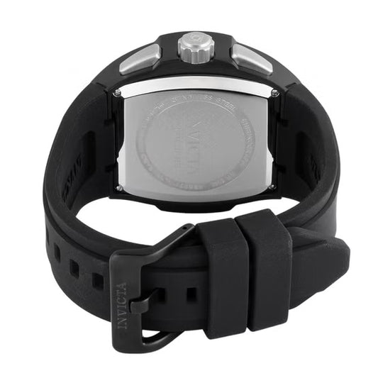 Montre homme Invicta Racing, boîtier en acier inoxydable noir, mouvement à quartz, 47 mm