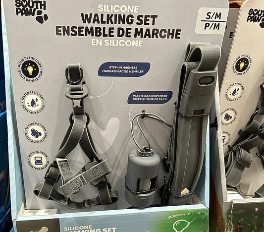 South Paw Silicone Dog Walking Set