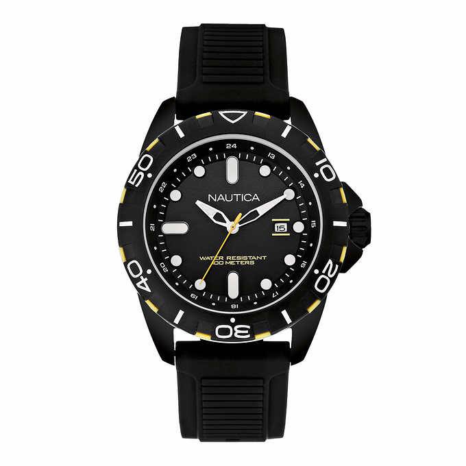 Nautica NSR 102 watch black dial for Men