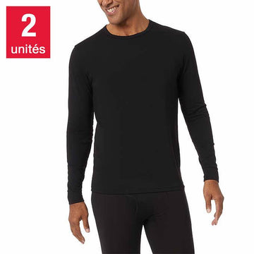 32 degrees - Heat t -shirt with long handles for Men, pack of 2