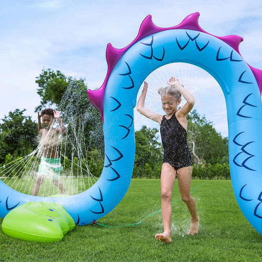 Arroseur gonflable géant pour enfants Serpent de mer