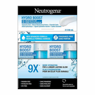 Hydratant pour le visage à l’acide hyaluronique Neutrogena, 2 x 47 ml