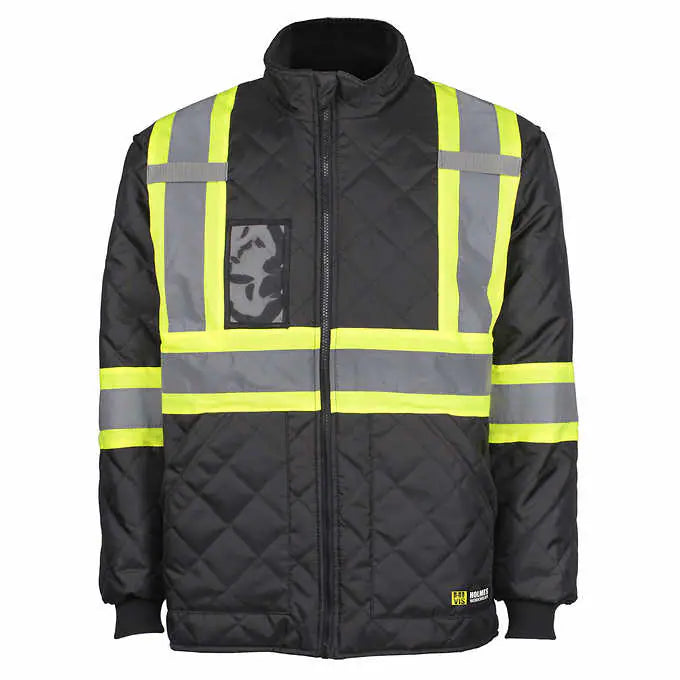 Holmes Workwear High-visibility Quilted Freezer Jacket
