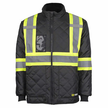 Holmes Workwear - Veste de réfrigération matelassée haute visibilité