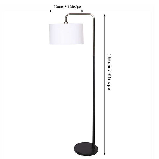 Tyler - floor lamp with black marble base