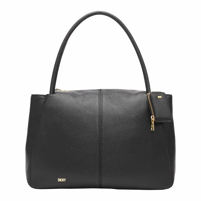 Dkny pebbled leather shoulder bag clearance