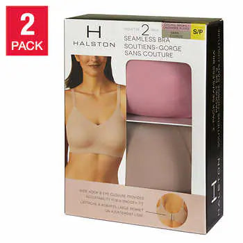 Halston - Package of 2 seamless bras