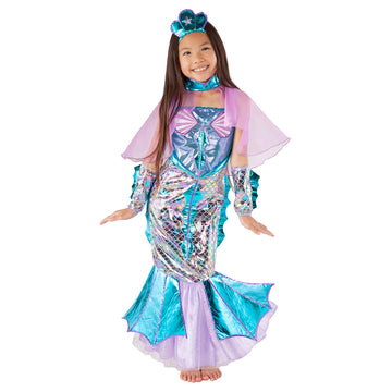 Costume de sirène scintillant Teetot pour enfant
