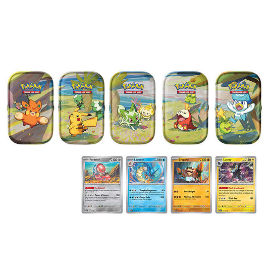 Pokémon - 5 miniboites Écarlate et Violet et 4 cartes promo – Édition française