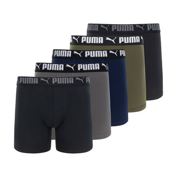 Puma - Men's Sport Boxer Shorts, 5-Pack